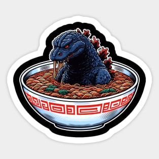 Godzilla Ramen 2 Sticker